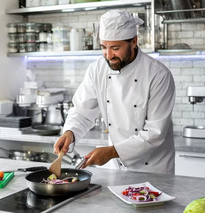 chef preparing Indian dish in Tucson Arizona